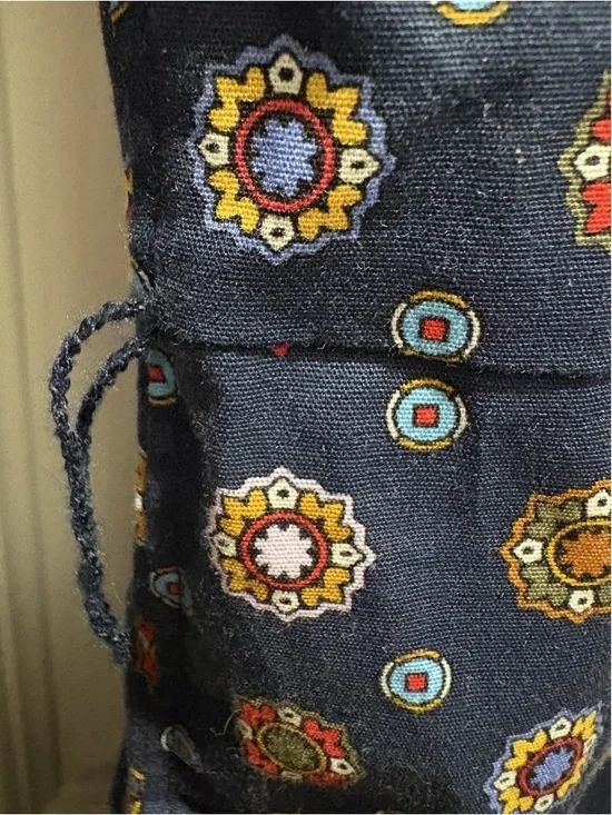 UNTUCKit "Sydney" Navy Stretch Cotton Shirtdress Sz 8 Like NEW - Picture 13 of 13